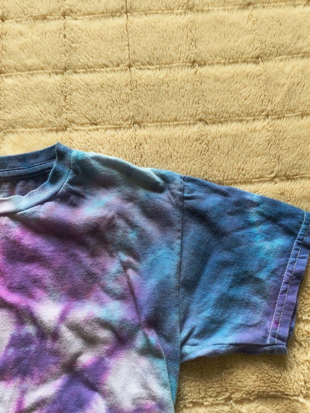 Kids Blue and Purple Tie Dye T-Shirt